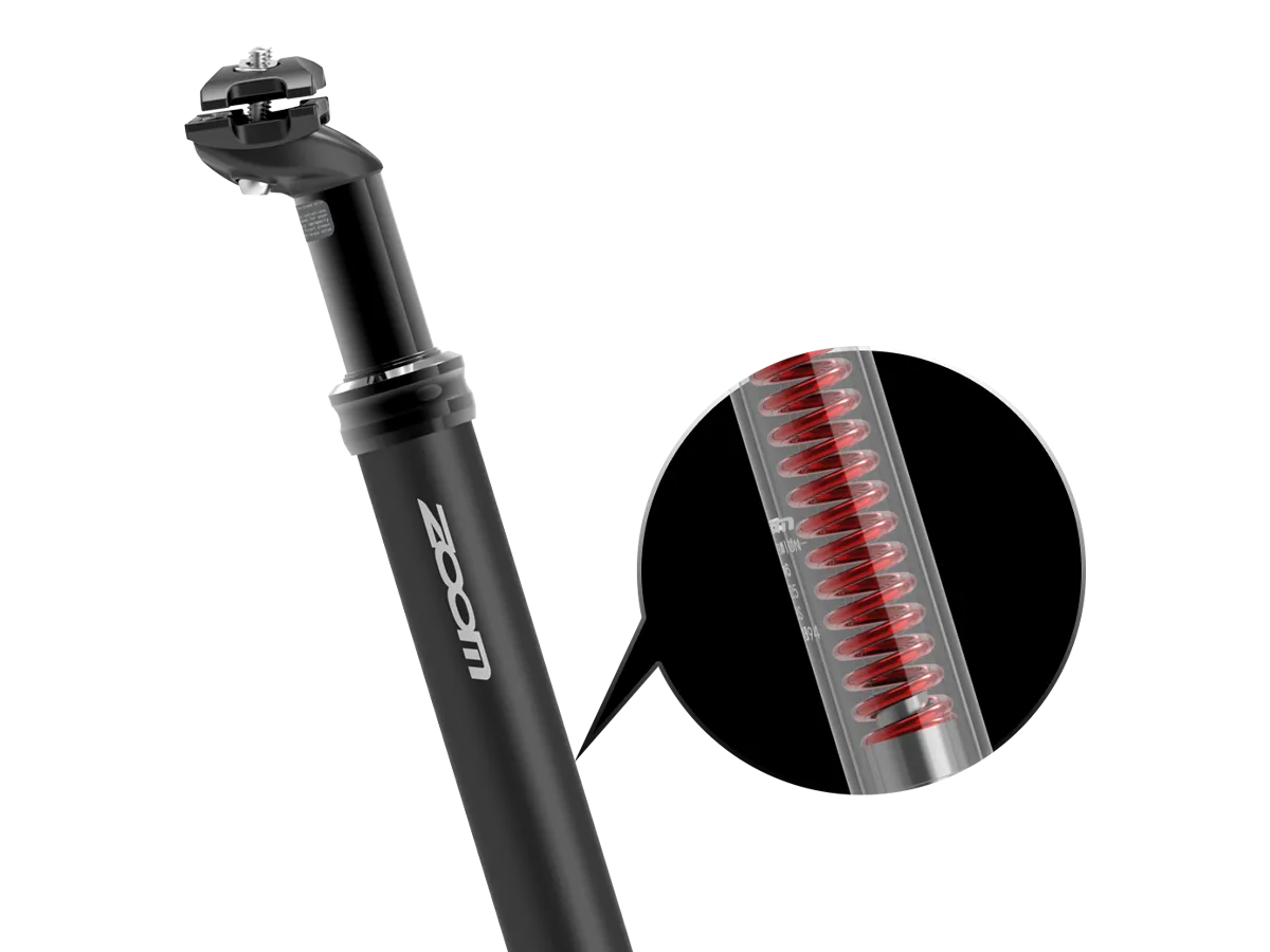 Geveerde zadelpen voor e-bike