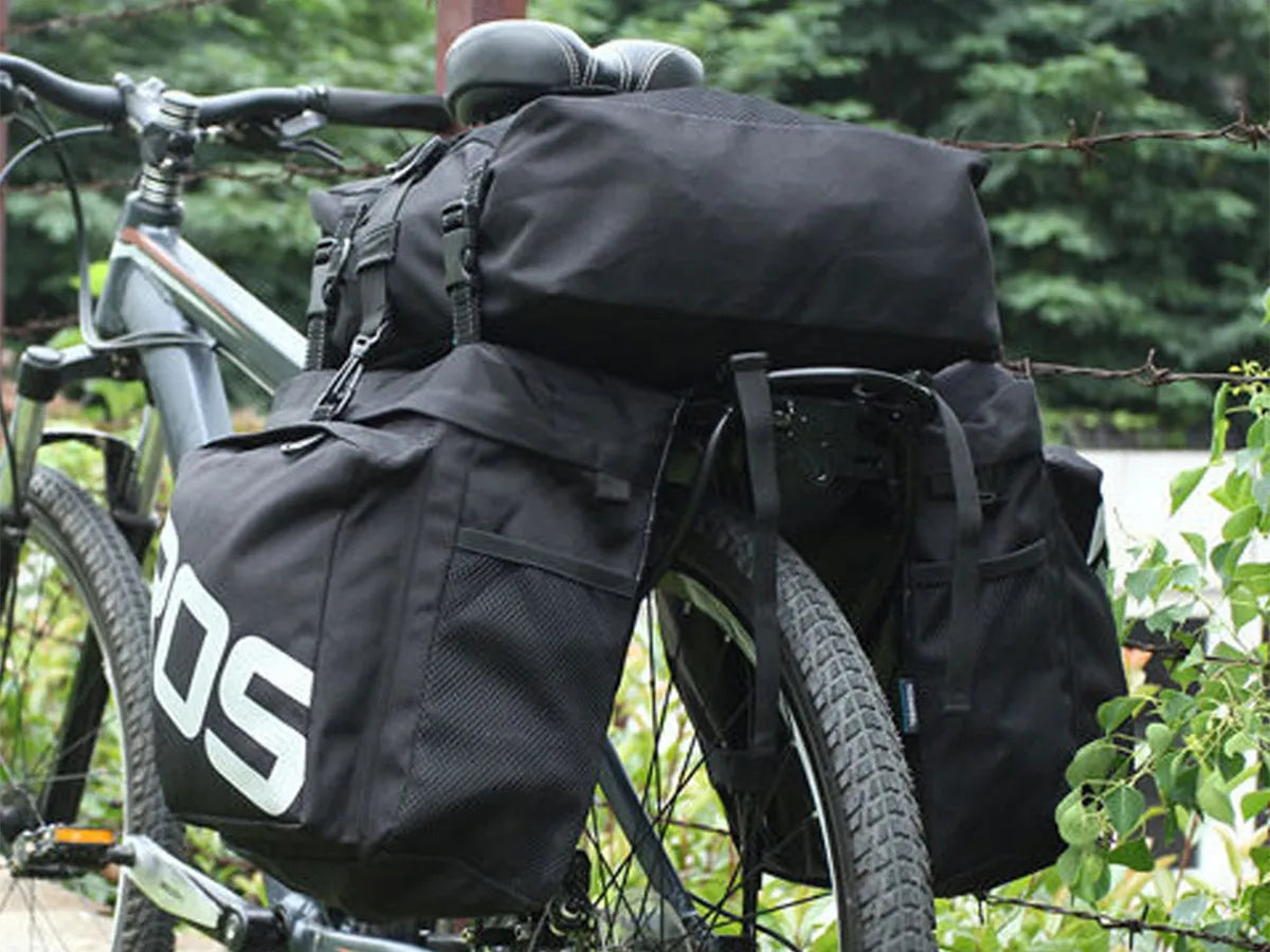 3-in-1 bagagedrager fietstas