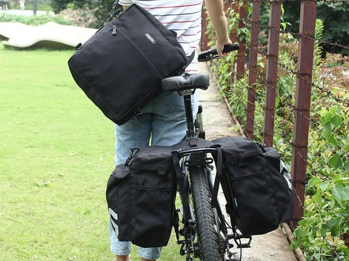 3-in-1 bagagedrager fietstas