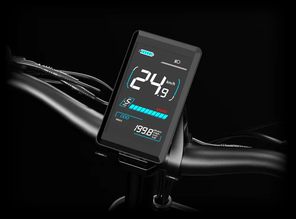 Kleurrijk slim LCD-display