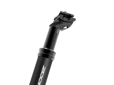 E-Bike Suspension Seatpost seatpost clamp and spring close-up